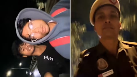 Delhi Police viral video warns people against making reels without helmets and highlights essential road safety rules for bikers.