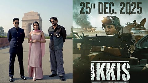 The team of the film Ikkis arrived at the National War Memorial