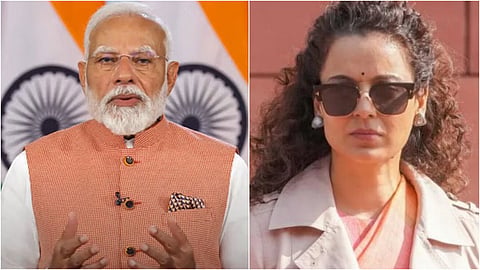 Kangana Ranaut and PM Modi