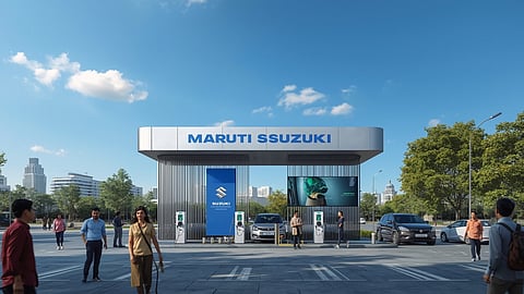 Maruti Suzuki का बड़ा ऐलान: पूरे देश में खुलेंगे 1 लाख EV चार्जिंग स्टेशन