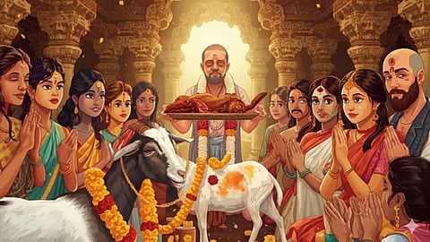Non-Vegetarian Prasad: भारत के वो मंदिर जहां बकरे की बलि और मांस का प्रसाद है रिवाज