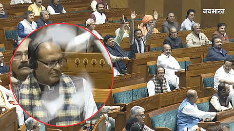 Shivraj Singh Chouhan in Parliament