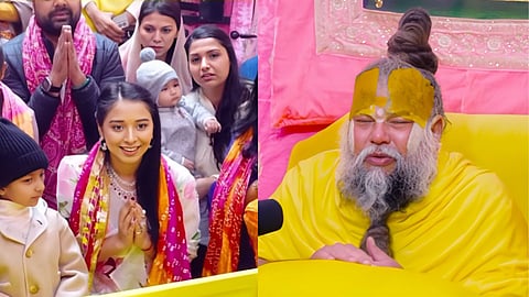 Tanya Mittal visited Vrindavan and sought blessings from Premanand Maharaj