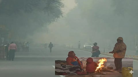 Temperatures dropped in several states, including UP and Bihar, as cold wave and fog worsened the situation