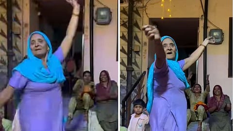 A dancing grandma from Rohtak amazed social media users with her energetic moves and confidence.