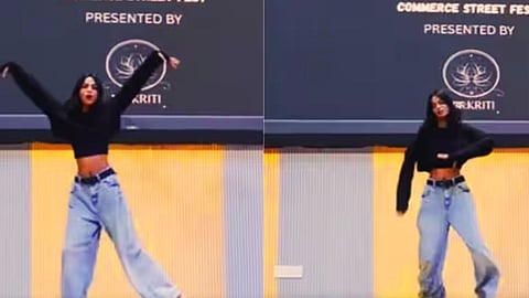A girl’s high-energy dance performance at Lucknow University went viral, sparking massive reactions on social media.