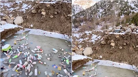 A viral video from Manimahesh Yatra shared by an IFS officer has sparked outrage over irresponsible tourism and environmental damage in the mountains.