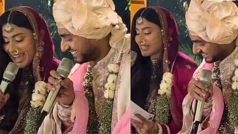 A funny vow given by the priest before the wedding rituals made the bride, groom, and guests burst into laughter, making the video go viral.