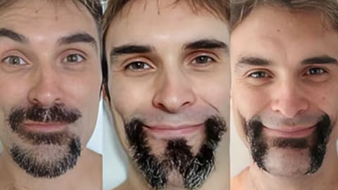 A man from the UK has created a stir on social media by creating all the English alphabets using his beard and moustache and people are praising his creativity.