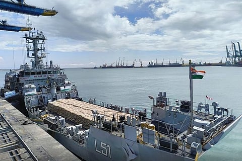 India sends four more warships to Sri Lanka, intensifies massive rescue operation under 'Operation Sagar Bandhu'