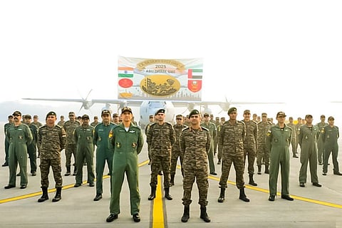 Military exercise between India and the United Arab