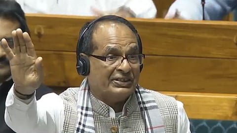 VB-G RAM G Bill Shivraj Singh Chouhan Present in Lok Sabha Congress protest Parliament session