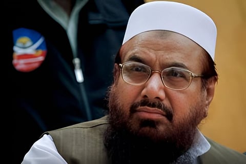 Hafiz's henchman sitting across the border became agitated and threatened India with a nuclear attack; video goes viral.