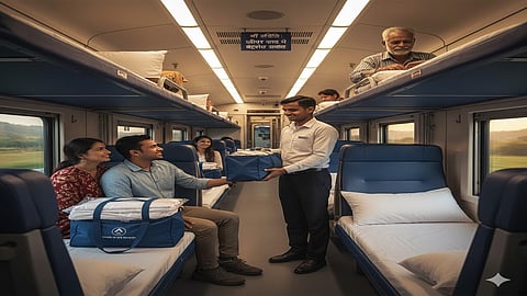 Now, sleeper coach passengers will also get bedrolls