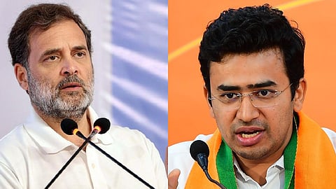 tejasvi-surya-calls-rahul-gandhi-nri-politician-priyanka-hits-back