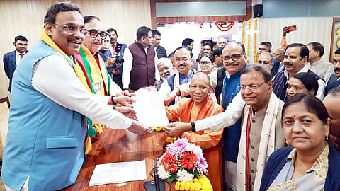 up-politics pankaj-chaudhary-nomination-bjp-president-yogi-proposer-news