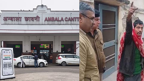 Wife quarrels with TTE on train, husband threatens to blow up the entire station