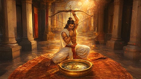 Arjuna break the strict rule related to Draupadi brave archer choose 12 years of exile for himself