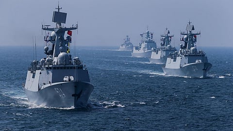 Crisis looms over Taiwan! Six Chinese warships and 18 aircraft crossed the 'red line', military on high alert.