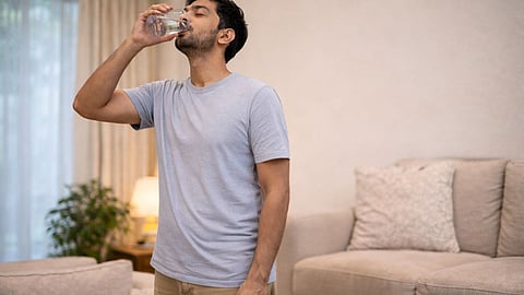 Drinking Water While Standing Health Risks