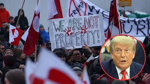 Greenland Protest Against Donald Trump