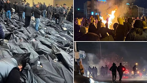 Iran Death Toll Protest Against Ali Khamenei
