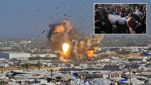 A scene of devastation in Gaza! 30 Palestinians killed so far in Israeli attacks, tensions rise ahead of the opening of the Rafah crossing.