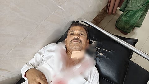 Lasalgaon farmer injure
