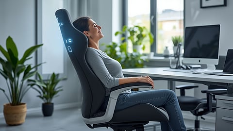 No more discomfort from sitting for hours at the office; get a massage while sitting in your chair! What is this new smart gadgets like?