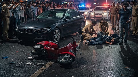 Nashik Gangapur Road Inciden BMW Hit And Run Case