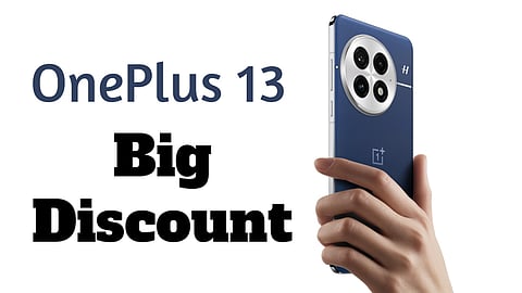 discount of up to ₹12,000 on the OnePlus 13 new price and powerful features.
