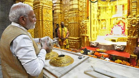 PM Modi at Somnath Mandir