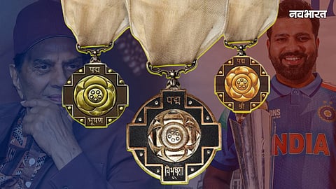 padma awards 2026 winners list 131 personalities honoured dharmendra gets padma vibhushan rohit sharma padma shri