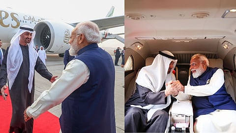 Upon arriving at the airport, PM Modi welcomed the UAE President. What is the "big agenda" behind this two-hour visit?
