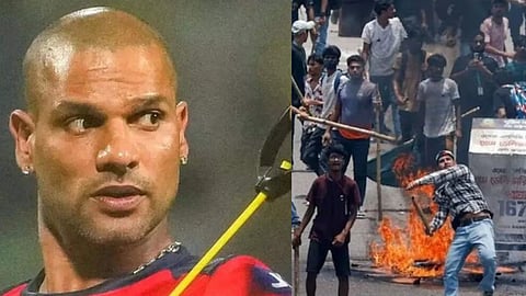 Shikhar Dhawan expressed anger over the brutality against Hindus in Bangladesh, saying–violence is not tolerated