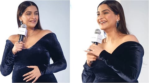 Sonam Kapoor Flaunts Baby Bump At Event Video Viral