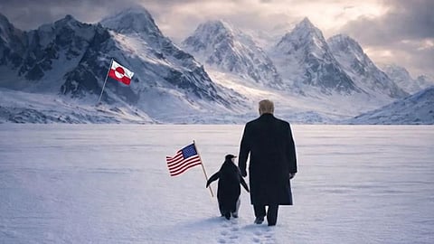 Trump got caught up in a 'penguin meme' controversy; his joke about Greenland backfired, and he was heavily trolled on social media.