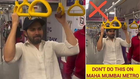 Varun Dhawan Mumbai Metro Pull Ups Video