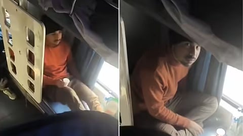A man trying to throw a tea cup out of an AC train window went viral, sparking debate on civic sense and cleanliness.