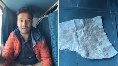 A passenger’s viral video from Sealdah Rajdhani Express raises questions over cleanliness despite a premium 2AC ticket.