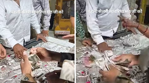 A video of an Armed Forces commando donating his first salary at Sanwariya Seth temple has gone viral, sparking a debate online.