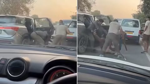 Police arrested two men after a viral video showed an attempted kidnapping of a delivery boy in Gurugram.