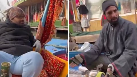 A Kashmiri boatman’s witty reply affirming his Indian identity during a Dal Lake ride has gone viral on social media.