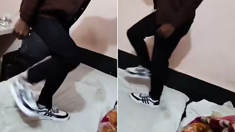 A viral video from an Agra hotel showing youths damaging a room has sparked outrage and a civic sense debate on social media.