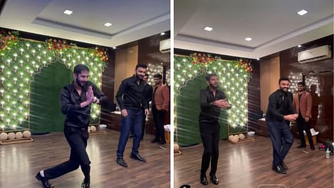 Two men performing a flawless ‘Dola Re Dola’ dance at a Bengali wedding have taken social media by storm.