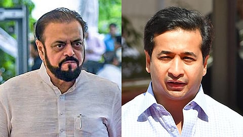 SP leader Abu Azmi sparks controversy with remarks on Nitesh Rane.