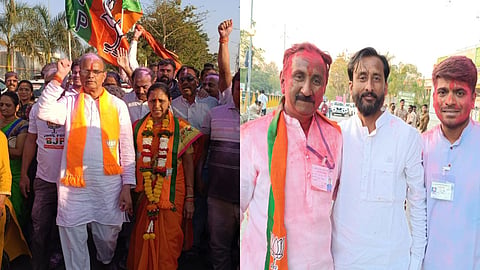 BJP emerges as largest party with 25 seats.