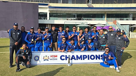 Vijay Hazare Trophy Plate Group Final won bihar team