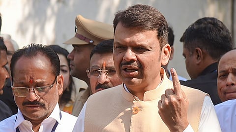 CM Devendra Fadnavis votes in Nagpur NMC Polls 2026.