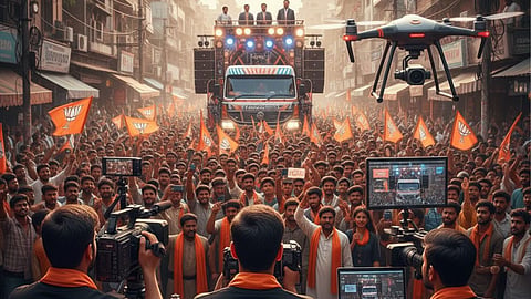 Corporate entry into Nashik elections; party workers take a back seat, event management companies take the lead! The new model of Nashik elections